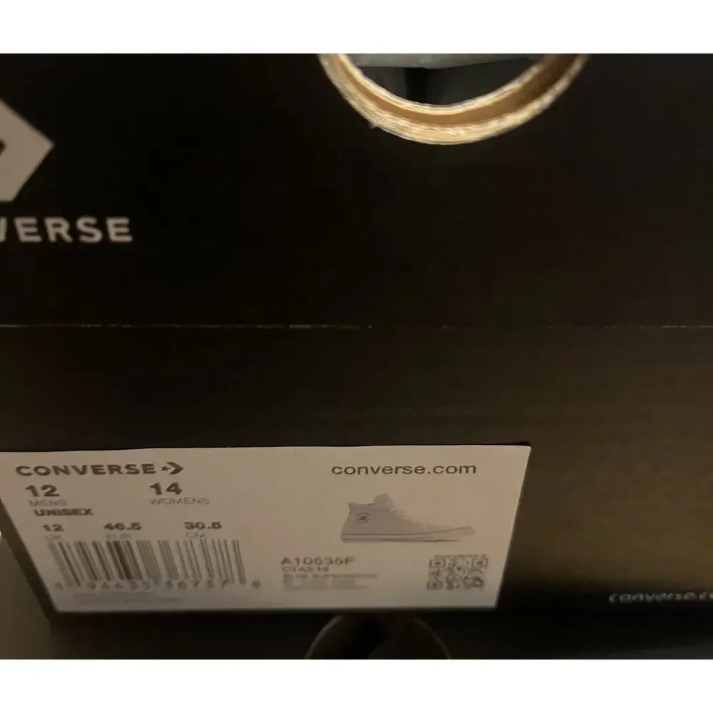 Converse CTAS Hi Carolina Blue Mens CTAS Trainer NIB Size 11 - Picture 8 of 8